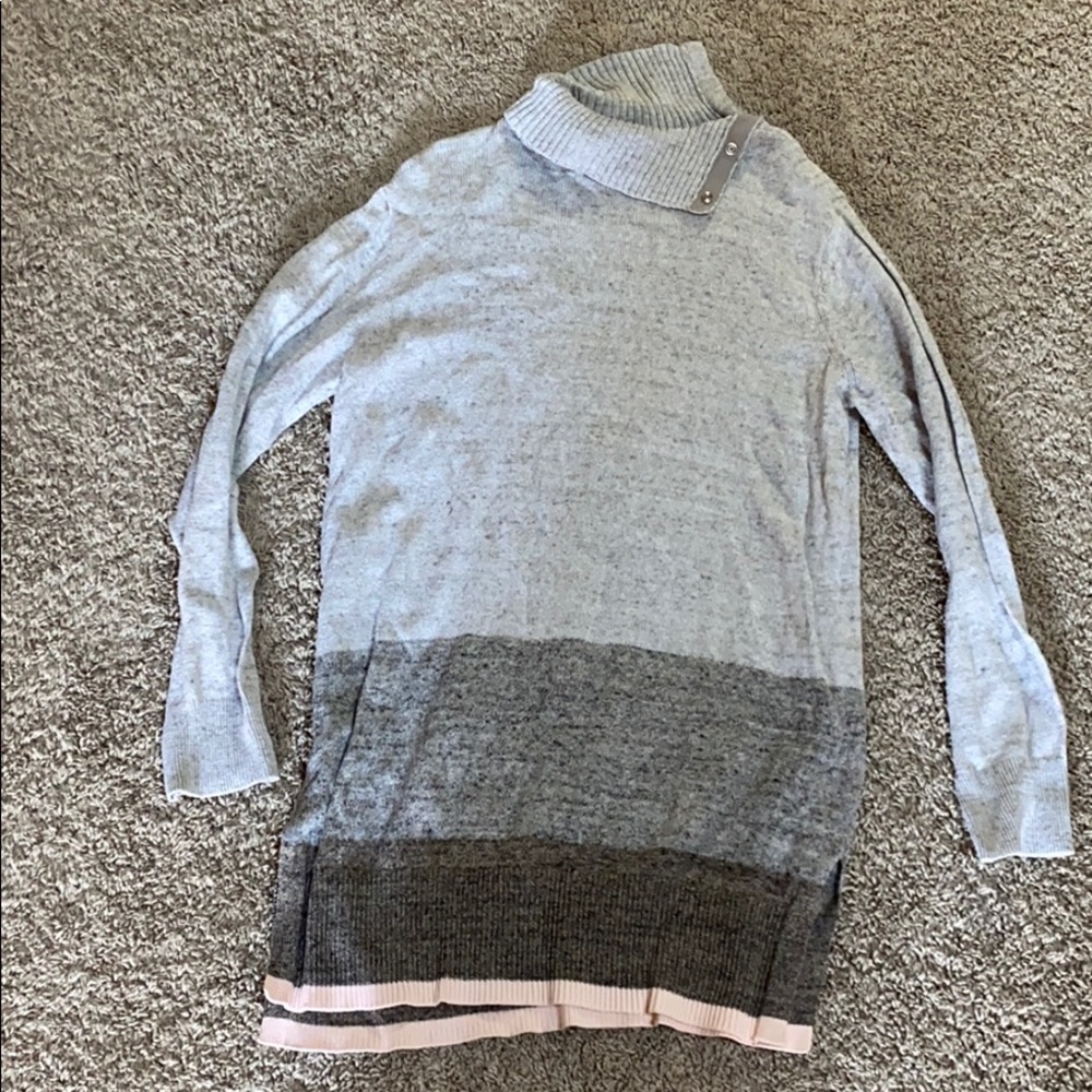 Gap Super cute long cowl neck with buttons sweater